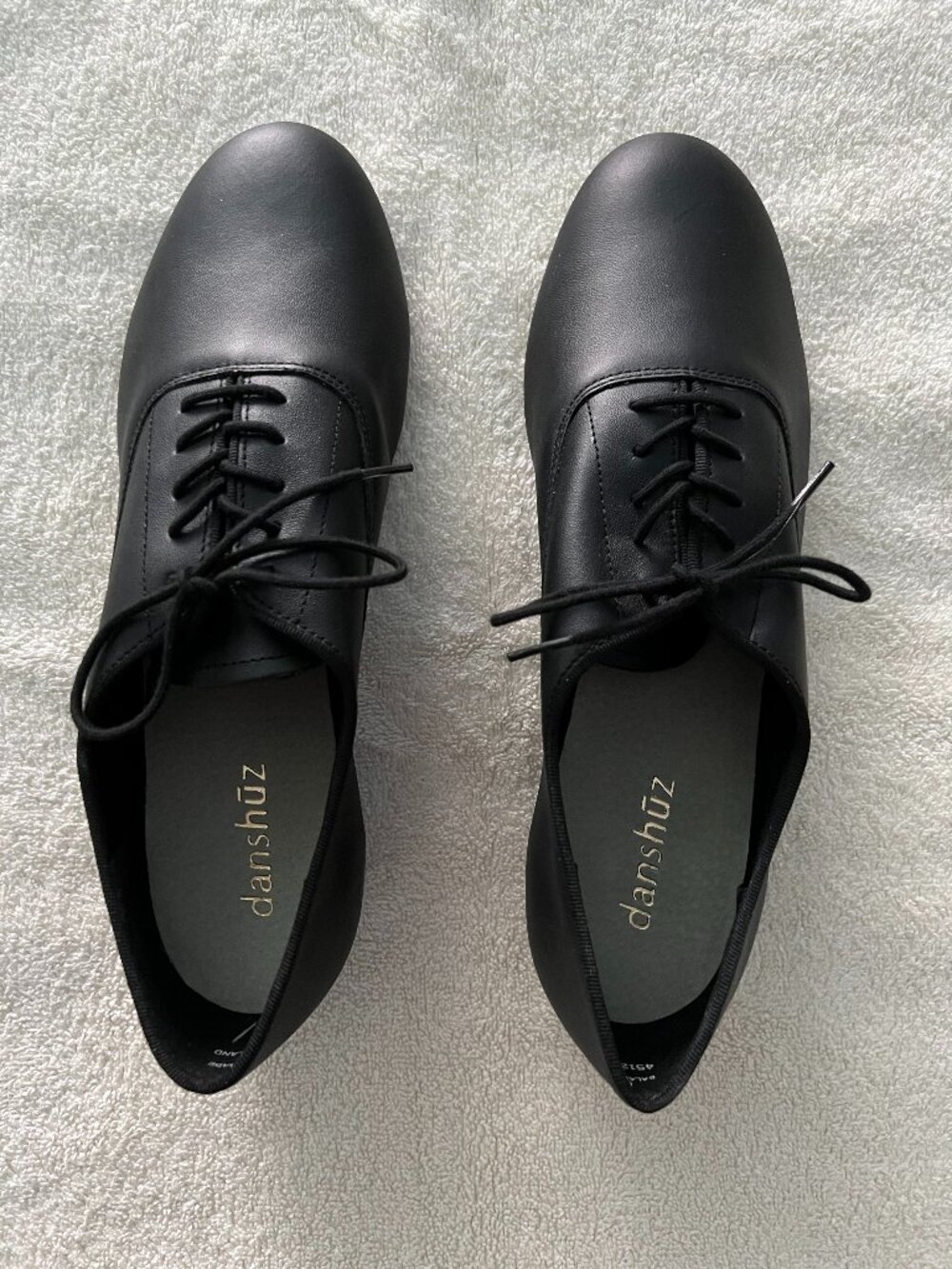 Men's Size 11.5W Laceup Leather Dance Shoes